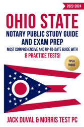 Ohio State Notary Public Study Guide and Exam Prep 2023-2024: Most