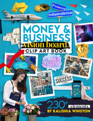 Money and Business Vision Board Clip Art Book