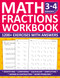 Fractions Math Workbook For Grades 3-4