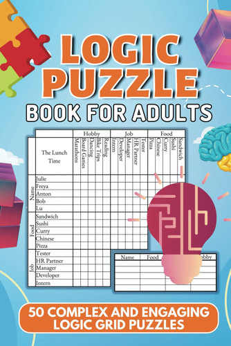 Logic Puzzle Book for Adults