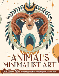 Animals Minimalist Art Coloring Book