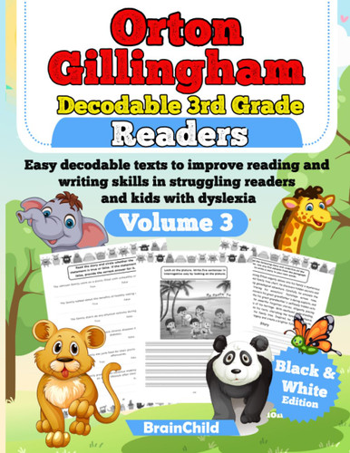 Orton Gillingham Decodable 3rd Grade Readers. Easy decodable texts to