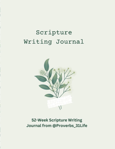 Scripture Writing Journal