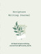 Scripture Writing Journal