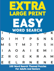 Extra Large Print Easy Word Search