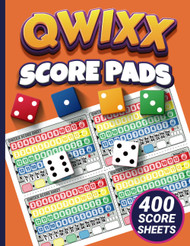 Qwixx Score Pads: 400 Colored Sheets for Dice Game