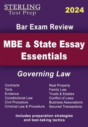 MBE and State Essay Essentials: Governing Law for Bar Exam Prep