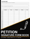 Petition Signature Form Book