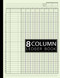 8 Column Ledger Book