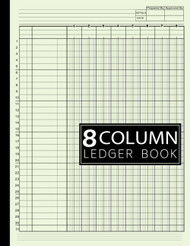 8 Column Ledger Book