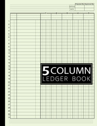 5 Column Ledger Book