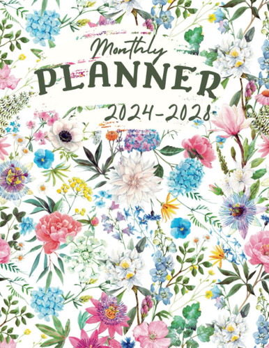 2024-2028 Monthly Planner: 5 Years Schedule and Organizer