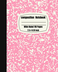 Composition Notebook Wide Ruled 110 Pages