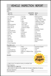 Driver Vehicle Inspection Report Book