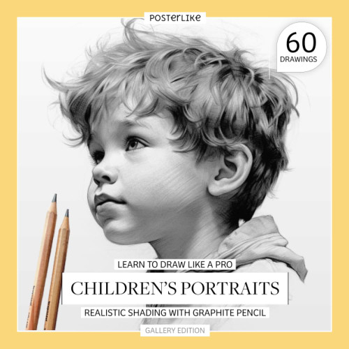 Learn to Draw Like a Pro. Children's Portraits. Realistic Shading