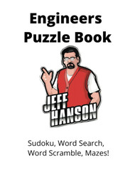 Jeff Hanson's Engineer's Puzzle Book with Sudoku Word Search Word