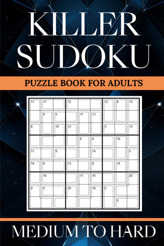 Killer Sudoku Puzzle Book for Adults