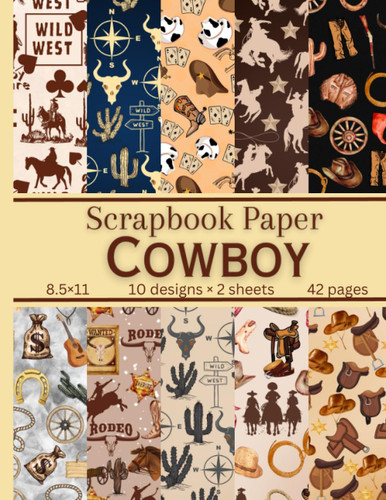 Cowboy Scrapbook Paper