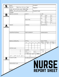 SBAR Nursing Report Sheet
