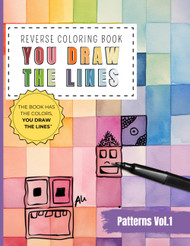 Reverse Coloring Book You Draw the Lines