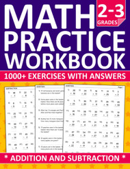 Math Practice Workbook For Grades 2-3 With Edition & Subtraction