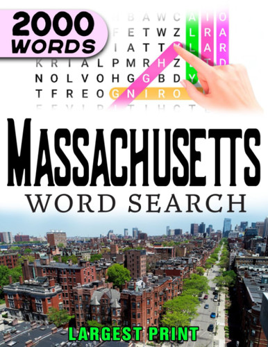 Massachusetts State Word Search Book