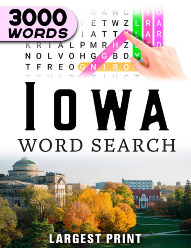 Iowa State Word Search Book