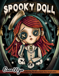 Spooky Doll: Cute and Creepy Coloring Book with a Mysterious Journey