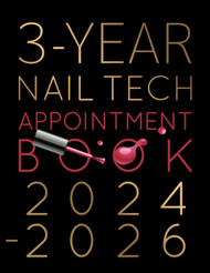 3-Year Nail Tech Appointment Book 2024-2026