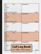 Call Log Book for Office with Notes: Phone Calls Voicemails and
