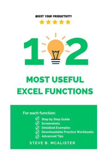 102 Most Useful Excel Functions with Examples