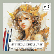 Learn to color like a professional Mythical Creatures. Artistic