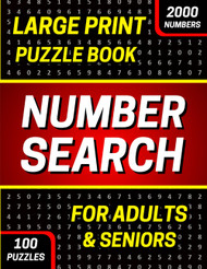 Number Search Puzzle Book for Adults and Seniors