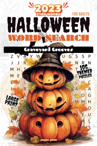 Halloween Word Search Puzzles for Adults Large Print