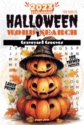 Halloween Word Search Puzzles for Adults Large Print