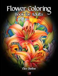 Flower Coloring Book For Adults