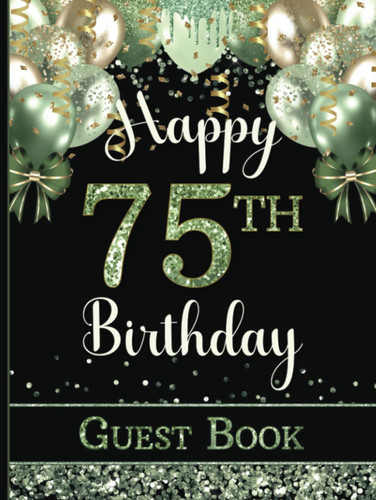 75th Birthday Guest Book