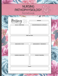 Nursing Pathophysiology Notebook: Blank Disease Template Notebook for