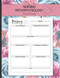 Nursing Pathophysiology Notebook: Blank Disease Template Notebook for
