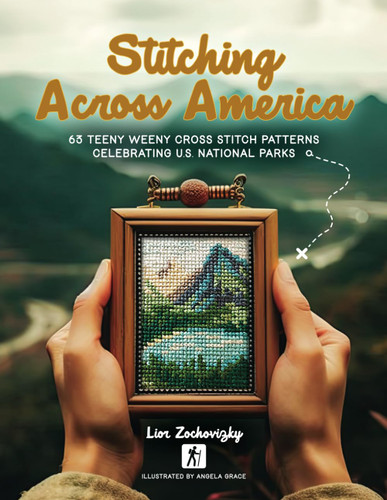 Stitching Across America: 63 Teeny Weeny Cross Stitch Patterns