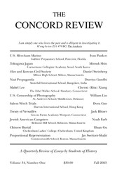 The Concord Review: V34 No. 1 Fall