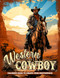 Western Cowboy Coloring Book