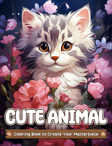 Cute Animals Coloring Book