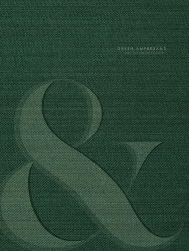 Green Ampersand - The Home Decor Accent Book for Stacking and Coffee