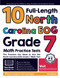 10 Full Length North Carolina EOG Grade 7 Math Practice Tests