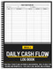 Daily Cash Flow Log Book: Petty Cash Log Book Daily Cash Book and