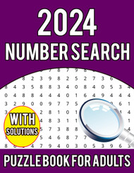 2024 Number Search Puzzle BOOK For Adults