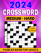 2024 Medium to Hard Crossword Puzzles Book For Adults