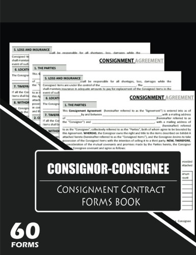 Consignor-Consignee Consignment Contract Forms Book