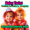 Baby Twins Realistic Baby Portraits Coloring Book in Grayscale